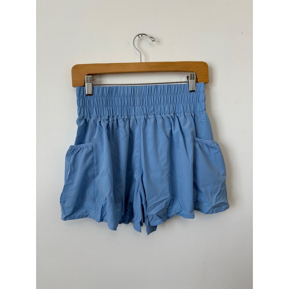 FireSwan High-Waisted Athletic Shorts – Blue – Size Small – NWT - Picture 2 of 4